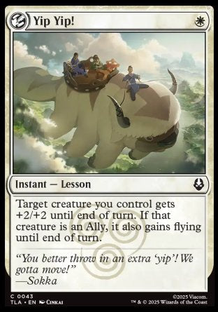 (043) Magic The Gathering Magic: The Gathering | Avatar: The Last Airbender Single: Yip Yip!  Common