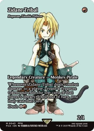 (043) Magic The Gathering Magic: The Gathering - FINAL FANTASY Through the Ages Single: Ragavan, Nimble Pilferer Holo Mythic