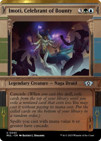 (043) Magic The Gathering Multiverse Legends Single: Imoti, Celebrant of Bounty (V.1)  Uncommon