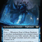 (043) Magic The Gathering Commander: Duskmourn: House of Horror: Extras Single: Fear of Sleep Paralysis  Rare