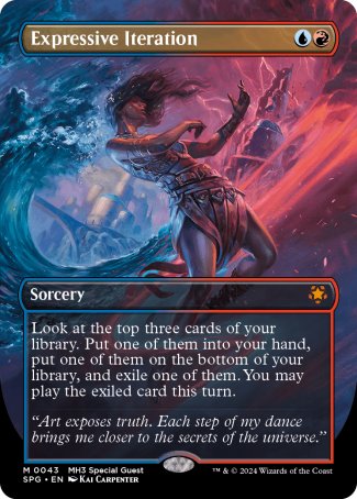 (043) Magic The Gathering Special Guests Single: Expressive Iteration Holo Mythic