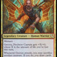 (043) Magic The Gathering Commander 2019 Single: Greven, Predator Captain Holo Mythic