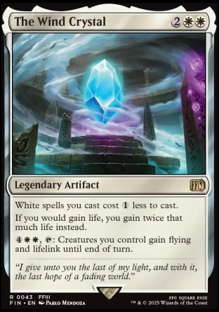 (043) Magic The Gathering Magic: The Gathering - FINAL FANTASY Single: The Wind Crystal  Rare