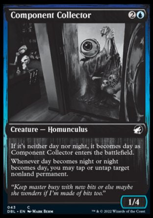 (043) Magic The Gathering Innistrad: Double Feature Single: Component Collector Holo Common