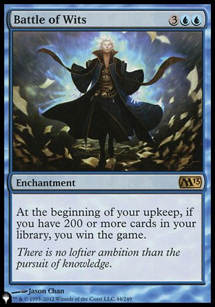 (044) Magic The Gathering The List Single: Battle of Wits  Rare