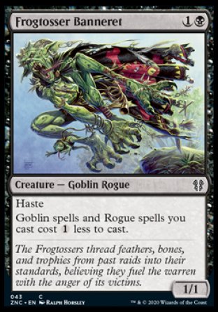 (043) Magic The Gathering Commander: Zendikar Rising Single: Frogtosser Banneret  Common