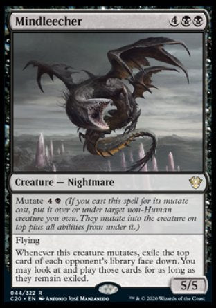 (044/322) Magic The Gathering Commander: Ikoria Single: Mindleecher  Rare