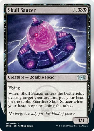 (044/096) Magic The Gathering Unsanctioned Single: Skull Saucer  Uncommon