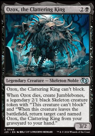 (044) Magic The Gathering Foundations Jumpstart Single: Ozox, the Clattering King  Uncommon