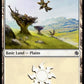 (044) Magic The Gathering Jumpstart Single: Plains (V.7)  Land