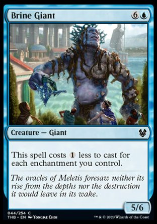 (044/254) Magic The Gathering Theros Beyond Death Single: Brine Giant  Common