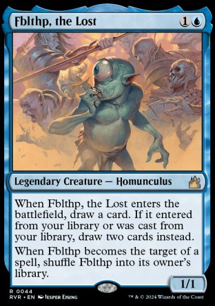 (044) Magic The Gathering Ravnica Remastered Single: Fblthp, the Lost  Rare