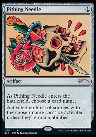 (044) Magic The Gathering Secret Lair Drop Series Single: Pithing Needle  Rare