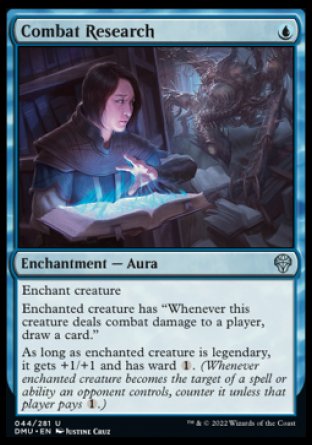 (044) Magic The Gathering Dominaria United Single: Combat Research  Uncommon