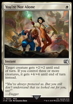 (044) Magic The Gathering Magic: The Gathering - FINAL FANTASY Single: You're Not Alone Holo Common