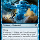 (045) Magic The Gathering Adventures in the Forgotten Realms Single: Air-Cult Elemental Holo Common