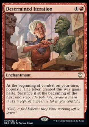 (045) Magic The Gathering Commander: Streets of New Capenna Single: Determined Iteration  Rare