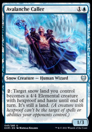 (045/285) Magic The Gathering Kaldheim Single: Avalanche Caller  Uncommon