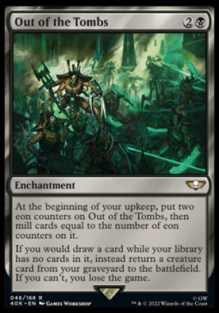 (046) Magic The Gathering Universes Beyond: Warhammer 40000 Single: Out of the Tombs Holo Rare