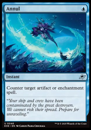 (046) Magic The Gathering Edge of Eternities Single: Annul Holo Uncommon