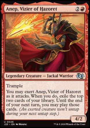 (046) Magic The Gathering Foundations Jumpstart Single: Anep, Vizier of Hazoret  Uncommon