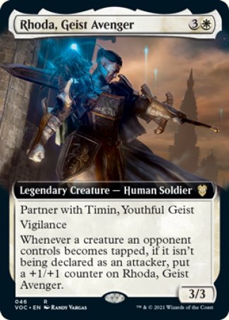 (046) Magic The Gathering Commander: Innistrad: Crimson Vow Single: Rhoda, Geist Avenger (V.2)  Rare