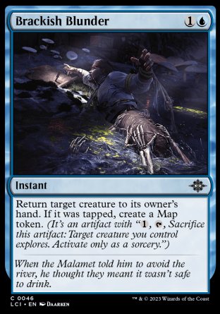 (046) Magic The Gathering The Lost Caverns of Ixalan Single: Brackish Blunder  Common