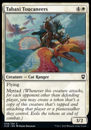 (046) Magic The Gathering Commander Legends: Battle for Baldur's Gate Single: Tabaxi Toucaneers  Common