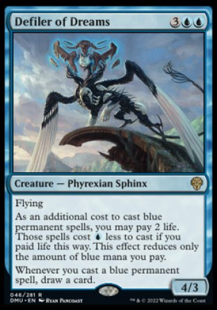 (046) Magic The Gathering Dominaria United Single: Defiler of Dreams  Rare