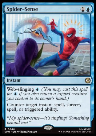 (046) Magic The Gathering Magic: The Gathering | Marvel's Spider-Man Single: Spider-Sense Holo Rare