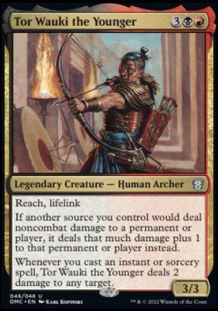 (046) Magic The Gathering Commander: Dominaria United Single: Tor Wauki the Younger Holo Uncommon