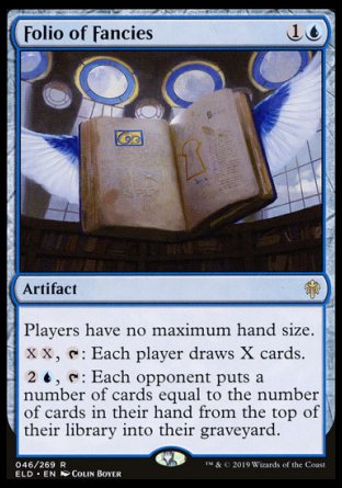 (046/269) Magic The Gathering Throne of Eldraine Single: Folio of Fancies Holo Rare