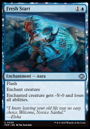 (046) Magic The Gathering Tarkir: Dragonstorm Single: Fresh Start  Uncommon