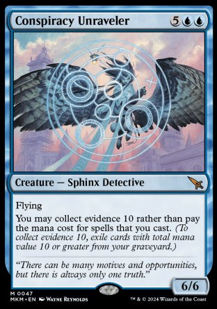 (047) Magic The Gathering Murders at Karlov Manor Single: Conspiracy Unraveler Holo Mythic