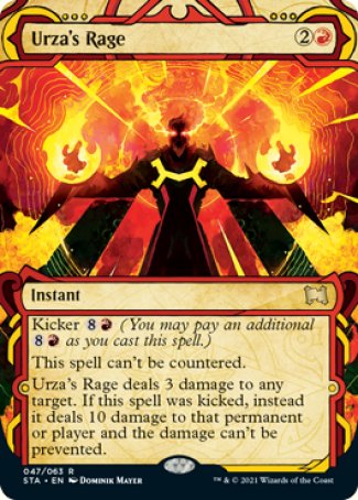 (047) Magic The Gathering Mystical Archive Single: Urza's Rage (V.1)  Rare