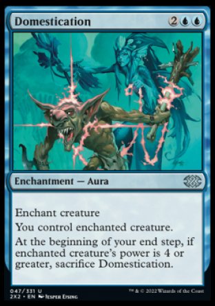 (047) Magic The Gathering Double Masters 2022 Single: Domestication Holo Uncommon