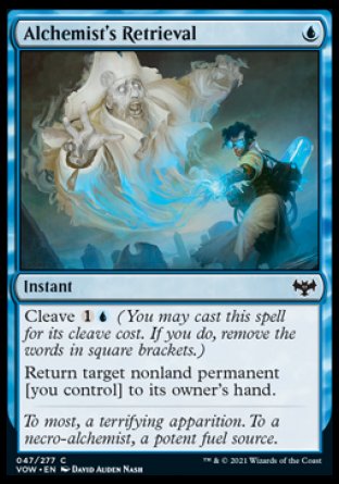 (047) Magic The Gathering Innistrad: Crimson Vow Single: Alchemist's Retrieval  Common