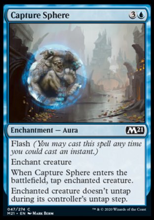 (047) Magic The Gathering Core 2021 Single: Capture Sphere Holo Common