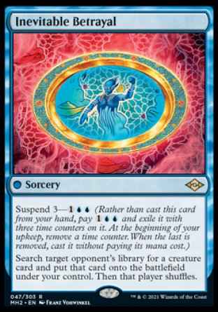 (047) Magic The Gathering Modern Horizons 2 Single: Inevitable Betrayal  Rare