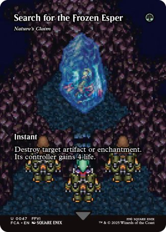 (047) Magic The Gathering Magic: The Gathering - FINAL FANTASY Through the Ages Single: Nature's Claim  Uncommon