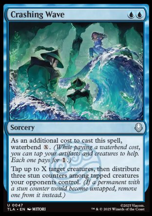 (047) Magic The Gathering Magic: The Gathering | Avatar: The Last Airbender Single: Crashing Wave  Uncommon