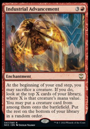 (047) Magic The Gathering Commander: Streets of New Capenna Single: Industrial Advancement  Rare