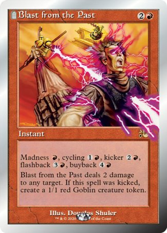 (048/096) Magic The Gathering Unsanctioned Single: Blast from the Past Holo Rare