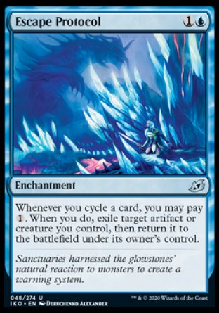 (048/274) Magic The Gathering Ikoria: Lair of Behemoths Single: Escape Protocol  Uncommon