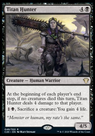 (048/322) Magic The Gathering Commander: Ikoria Single: Titan Hunter  Rare