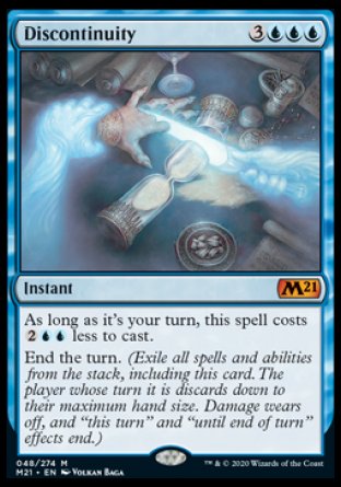 (048) Magic The Gathering Core 2021: Promos Single: Discontinuity (V.2)  Mythic