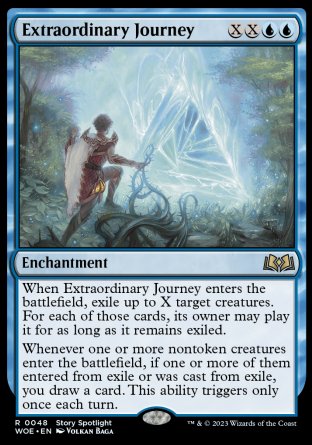 (048) Magic The Gathering Wilds of Eldraine Single: Extraordinary Journey  Rare