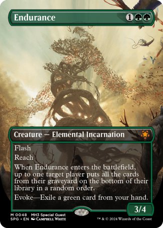 (048) Magic The Gathering Special Guests Single: Endurance  Mythic