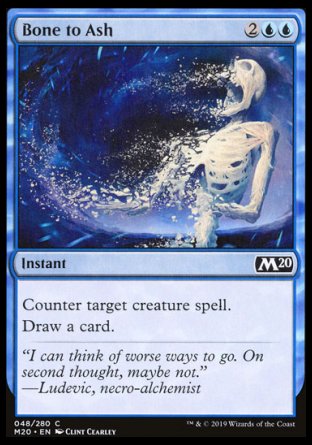 (048/280) Magic The Gathering Core 2020 Single: Bone to Ash  Common