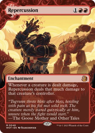 (048) Magic The Gathering Enchanting Tales Single: Repercussion (V.1)  Mythic
